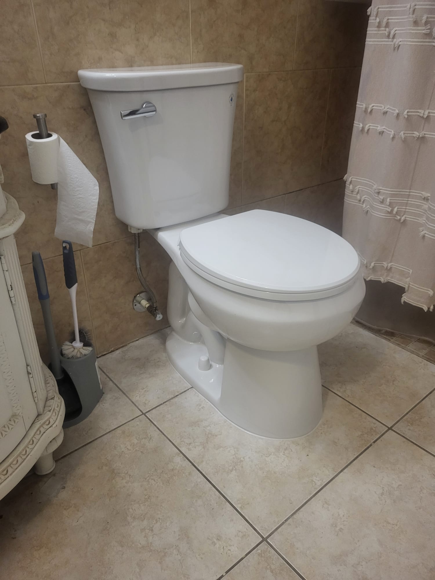 Toilet Installation Complete